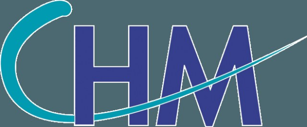 Logo für Personalmanagement (PM) mit blauem Text auf weißem Hintergrund.