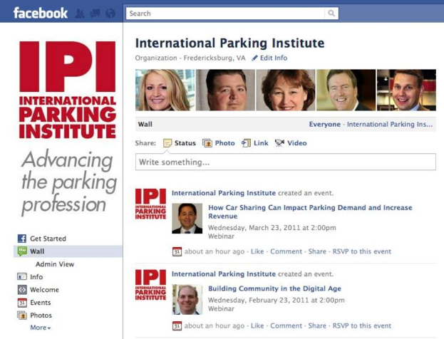 Screenshot einer Facebook-Seite mit sechs Profilbildern von MÃ¤nnern und Frauen oben und Textinhalt links.